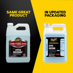 Meguiar's spray application close-up demonstrating easy spray-on wipe-off
