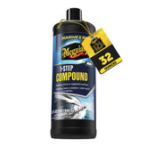 Meguiar's M67 front label showing product identity and size for clear choice
