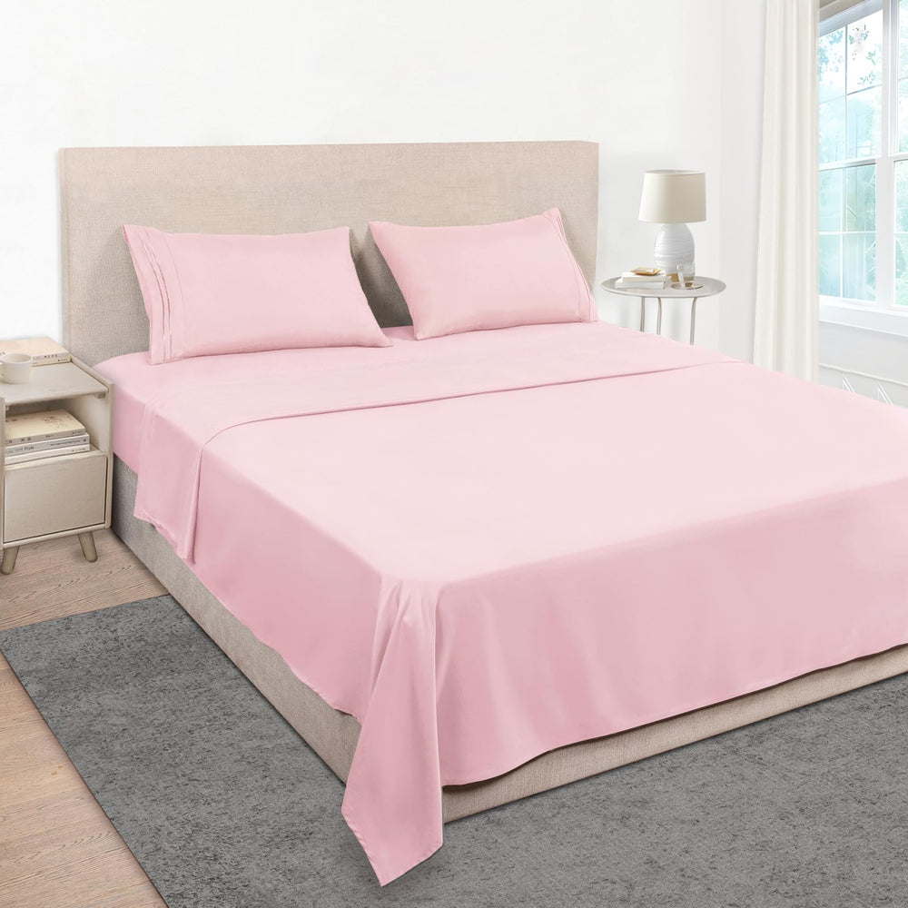 Mejoroom vista frontal del empaque mostrando color blush pink y estilo hotel