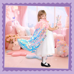 Meland bolso mermaid sostenido por niña útiles y divertidos