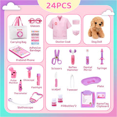 Meland peluche cachorro esponjoso usado como paciente para reducir miedos