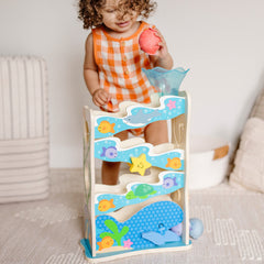 Melissa & Doug Rollables detalle de tiburón, cangrejo y pulpo, fácil agarre infantil