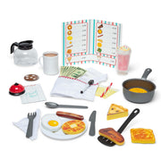 Melissa & Doug vista frontal con todas las piezas para juego imaginativo