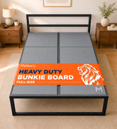 Meliusly front view of full bunkie board showing slim benefit