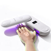 MelodySusie front view of P-PLUS20F lamp showing compact design and fast curing benefit