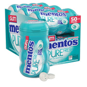 Mentos bote frente mostrando el diseño curvo y facilidad para llevar