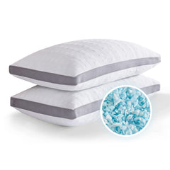 Meoflaw almohadas pack frontal mostrando diseño 3D y frescura