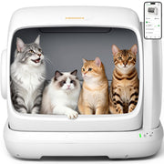 Meowant front view showing large entrance and easy access benefit