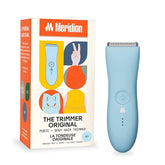 MERIDIAN The Trimmer Original vista frontal con acabado Sky, compacto y fácil de usar