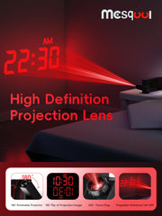 Mesqool botón snooze central para posponer alarma 9 minutos