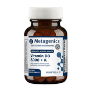 Metagenics bottle front packaging showing product name and 60 softgels for clear identification and trust