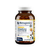 Metagenics front packaging showing bottle and label with benefits