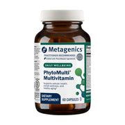 Metagenics PhytoMulti vista frontal del envase mostrando la marca y beneficios