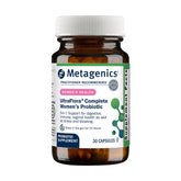 Metagenics UltraFlora Complete vista frontal del envase, transmite confianza