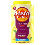 Metamucil frente del tubo mostrando el envase y beneficio de regularidad