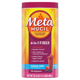 Metamucil front packaging berry flavor showing container and serving label benefit daily fiber