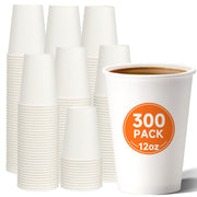 METAPRINT vaso 12 oz frontal mostrando diseño blanco y uso profesional