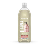 Method recarga 34 fl oz vista frontal con etiqueta clara y fragancia invitante
