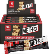 MET-Rx front packaging showing product and benefits for on-the-go fuel