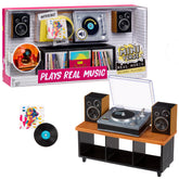 MGA's Miniverse tocadiscos mini frontal mostrando diseño retro y valor decorativo