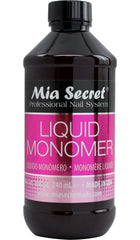 Mia Secret botella frontal 8 oz mostrando etiqueta y beneficio de calidad