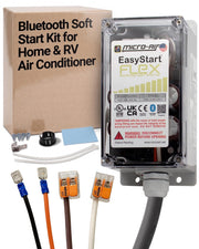 MICRO-AIR EasyStart FLEX front panel showing controls and status lights for reliable startups