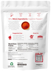 Micro Ingredients textura de polvo de cayena molida con aroma intenso