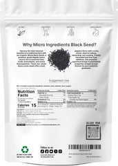 Micro Ingredients textura cercana de semillas de nigella sativa mostrando color y frescura