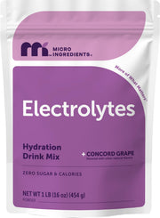 Micro Ingredients frente del envase mostrando información de porciones y sabor