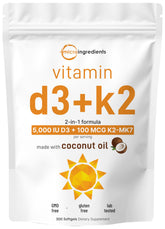 Micro Ingredients front packaging showing 300 softgels and benefits