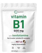Micro Ingredients producto frontal mostrando 240 softgels y beneficios de dosis