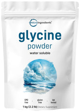 Micro Ingredients pouch front view showing clean branding and weight — clear product identity