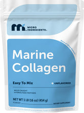 Micro Ingredients front pouch view showing clear labeling and resealable benefits