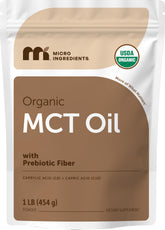 Micro Ingredients empaque frontal mostrando etiqueta clara y beneficio orgánico