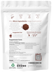 Micro Ingredients open jar with scoop to show serving size and convenience