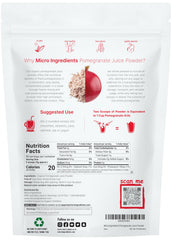 Micro Ingredients primer plano del polvo con textura fina y color vibrante