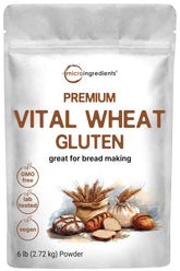 Micro Ingredients front pouch showing 6 lb bag and label benefits
