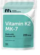 Micro Ingredients frasco frontal del producto mostrando 300 softgels y beneficios
