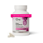 Microbiome Labs MegaSporeBiotic front packaging showing bottle and label for quick identification and trust