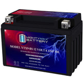 Mighty Max Battery front view showing compact maintenance-free design and ready installation benefit