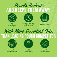 Mighty Mint primer plano de la textura de la pouch que libera aceites naturales