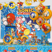 Mighty Mojo pancarta frontal Sonic muestra el tema y anima la mesa