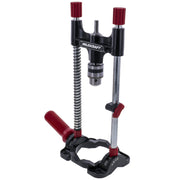 Milescraft DrillMate front view showing stable base and guide head for accuracy