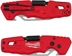 Milwaukee FASTBACK detalle de la hoja de acero inoxidable y filo durable