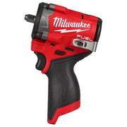 Milwaukee stubby impact front profile showing compact power and easy reach