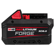 Milwaukee M18 vista frontal del empaque mostrando potencia y compatibilidad
