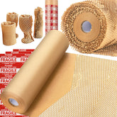 MINHAO rollo frontal mostrando el papel honeycomb y protección