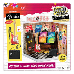 MGA's Miniverse record shop front display showing assembled storefront and appeal