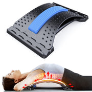 MINOLL front view of back stretcher showing arch and support benefits