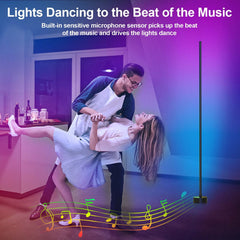 Miortior lamp lighting to music demonstrating immersive sync effect